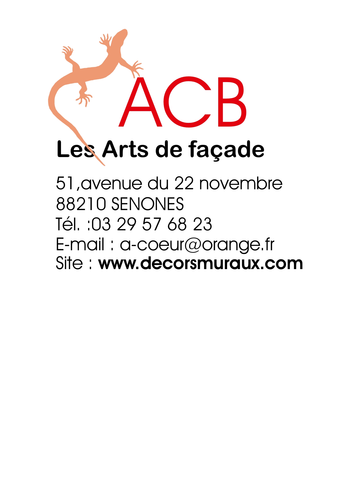 ACB LES ARTS DE FACADE